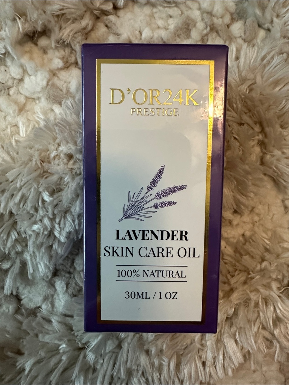 D'OR24K Prestige Lavender Skin Care Oil - Purple